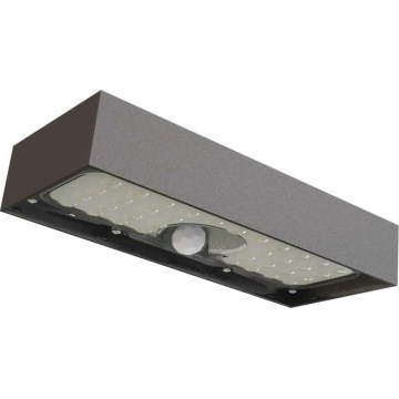 LED Päikesepaneeliga prožektor koos liikumisanduriga LED/3,7V 3000mAh 4000K IP65 must