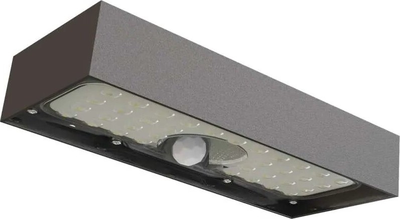 LED Päikesepaneeliga prožektor koos liikumisanduriga LED/3,7V 3000mAh 4000K IP65 must