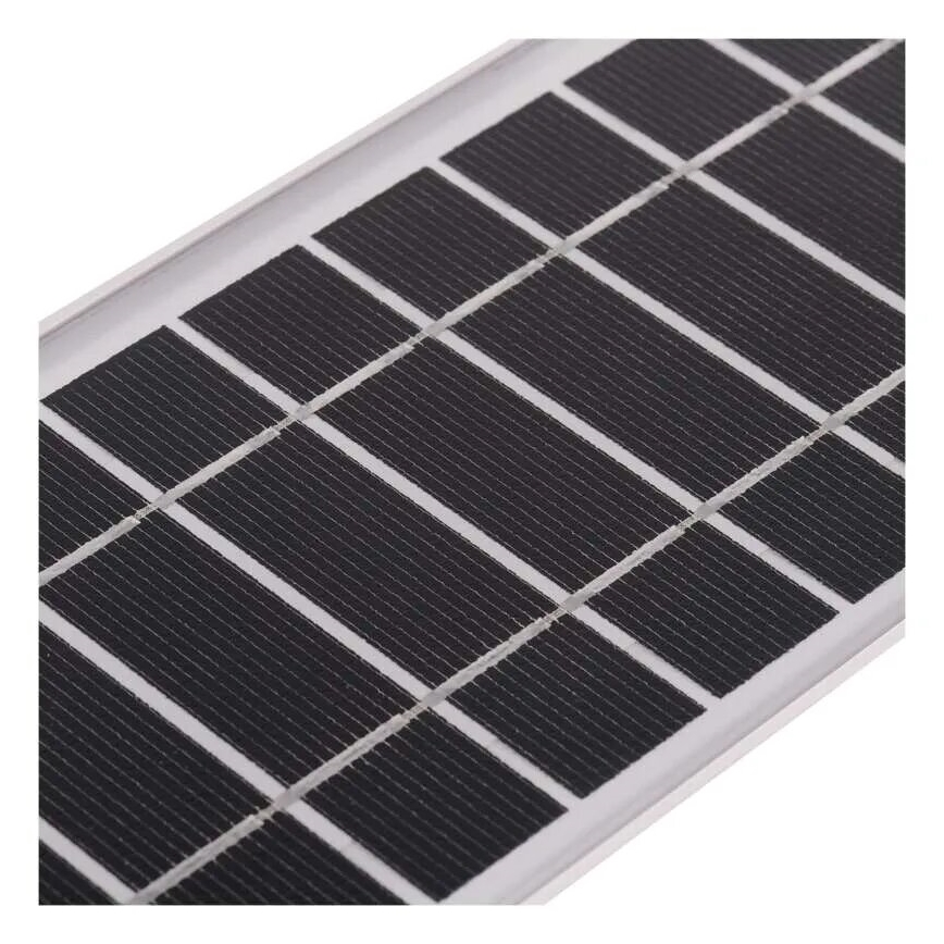 LED Päikesepaneeliga prožektor koos liikumisanduriga LED/3,7V 3000mAh 4000K IP65 must