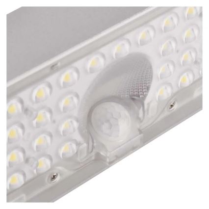 LED Päikesepaneeliga prožektor koos liikumisanduriga LED/3,7V 3000mAh 4000K IP65 valge