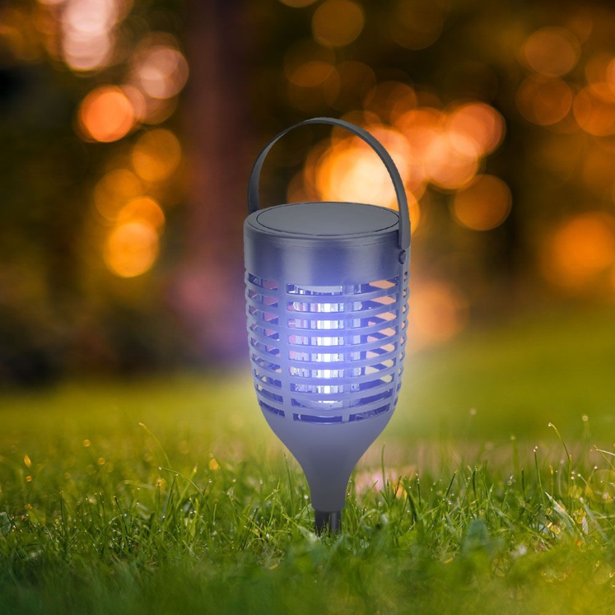 LED Päikesepaneeliga putukalõks 3-ühes LED/1,3W/3,7V IP24 20 mm 2200 mAh