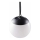 LED Päikesepaneeliga rippvalgusti KIARA LED/1,2V 600 mAh IP44 must