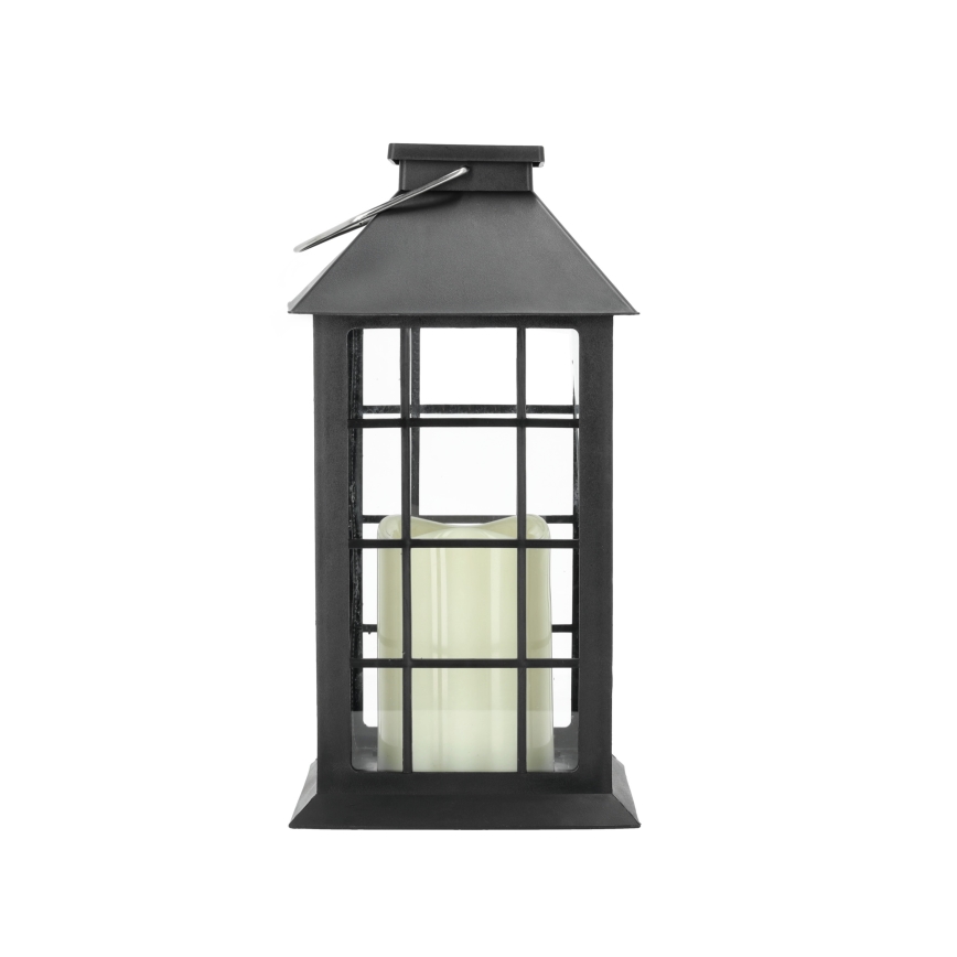 LED Päikesepaneeliga rippvalgusti LED/0,02W/1,2V 1xAA 2700K IP44 200 mAh must