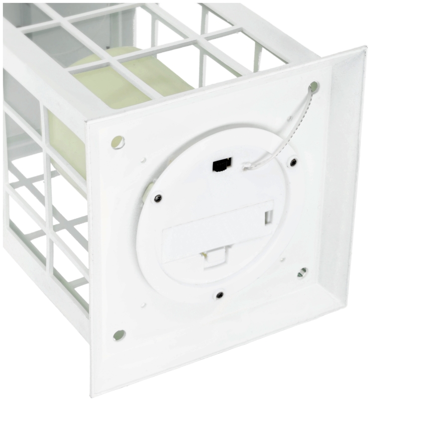 LED Päikesepaneeliga rippvalgusti LED/0,02W/1,2V 1xAA 2700K IP44 200 mAh valge