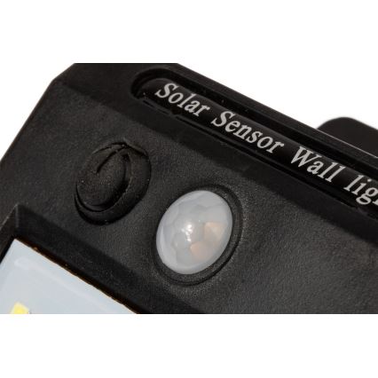 LED-päikesepaneeliga seinavalgusti anduriga LED/0,55W/3,7V 1200 mAh IP65