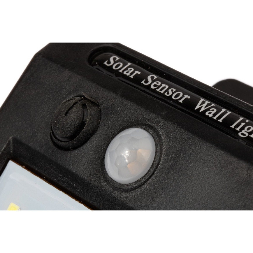 LED-päikesepaneeliga seinavalgusti anduriga LED/0,55W/3,7V 1200 mAh IP65