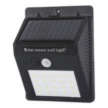 LED Päikesepaneeliga seinavalgusti anduriga LED/0,55W/3,7V IP65