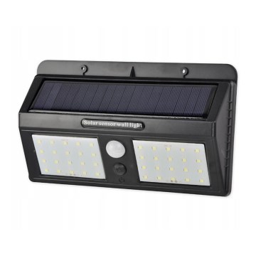 LED-päikesepaneeliga seinavalgusti anduriga LED/1,2W/3,7V 1200 mAh IP54