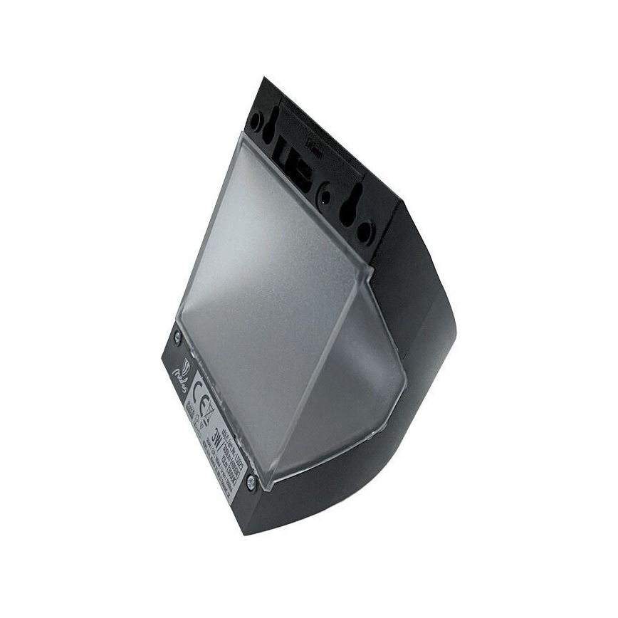 LED päikesepaneeliga seinalamp liikumisanduriga LED/3W/3,7V 3000/4000K 1200 mAh IP54 must