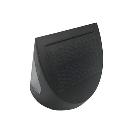 LED päikesepaneeliga seinalamp liikumisanduriga LED/3W/3,7V 3000/4000K 1200 mAh IP54 must
