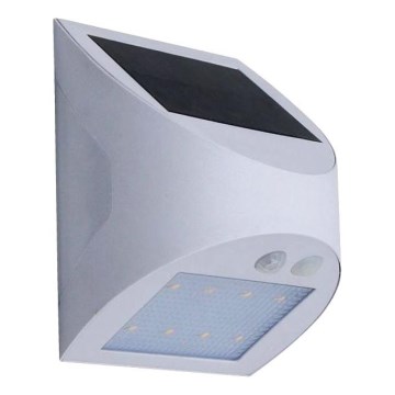 LED päikesepaneeliga seinavalgusti anduriga LED/3W/3,7V 3000/4000K 1200 mAh IP54 valge
