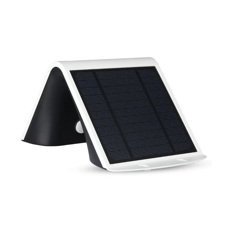LED Päikesepaneeliga seinavalgusti anduriga LED/3W/3,7V 3000/4000K IP65 valge