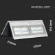 LED Päikesepaneeliga seinavalgusti anduriga LED/7W/3,7V 4000K IP65 valge