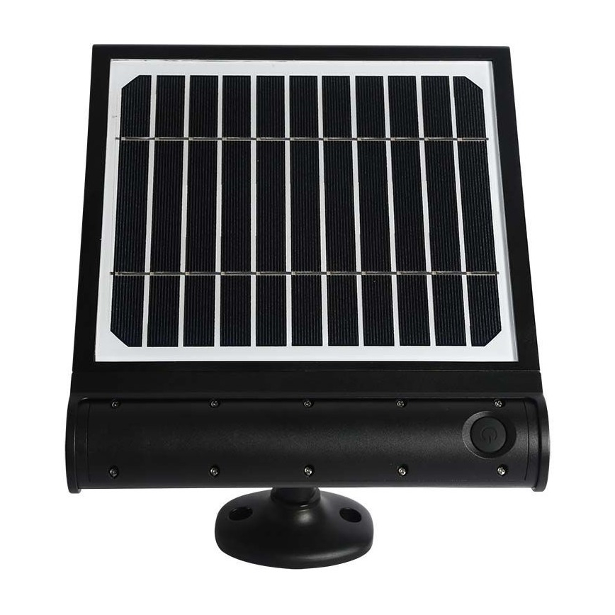 LED Päikesepaneeliga seinavalgusti anduriga LED/8W/3,7V IP65 3000K