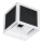 LED-päikesepaneeliga seinavalgusti anduriga — 9 W, 3,7 V, 3000/4000/6000 K, IP65, 2600 mAh, valge