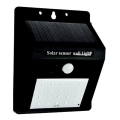 LED Päikesepaneeliga seinavalgusti koos anduriga LED/0,55W/3,7V 1200mAh 6500K IP65