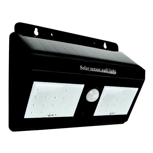 LED Päikesepaneeliga seinavalgusti koos anduriga LED/1,2W/3,7V 1200mAh 6500K IP65