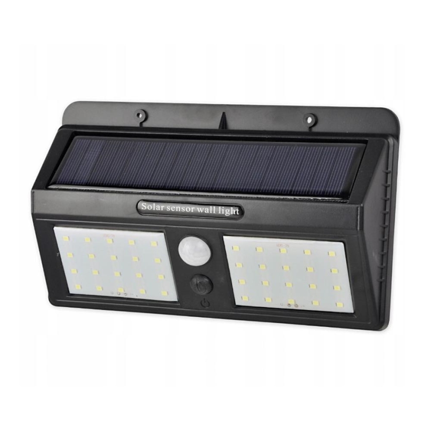 LED Päikesepaneeliga seinavalgusti koos anduriga LED/1,2W/3,7V 2400 mAh IP54