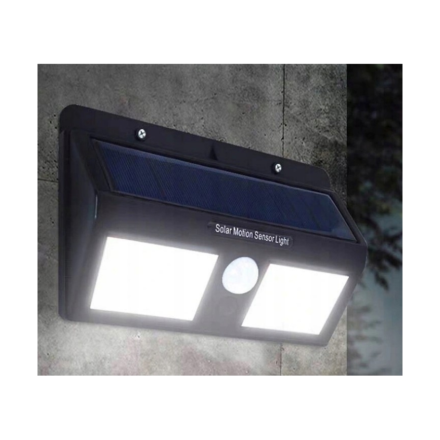 LED Päikesepaneeliga seinavalgusti koos anduriga LED/1,2W/3,7V 2400 mAh IP54