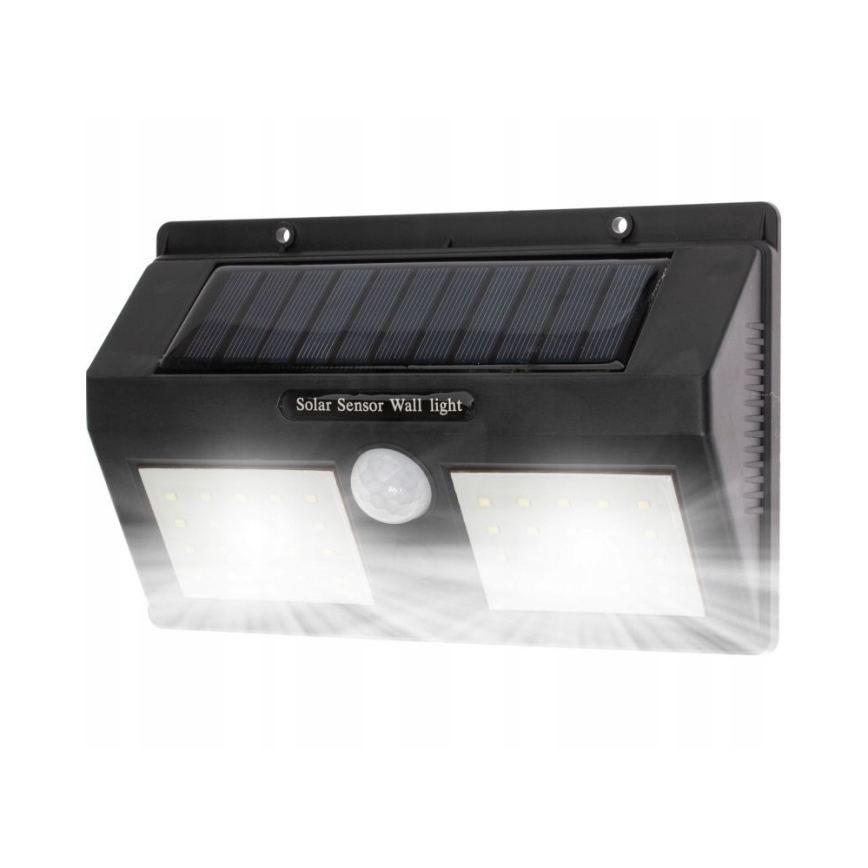 LED Päikesepaneeliga seinavalgusti koos anduriga LED/1,2W/3,7V 2400 mAh IP54
