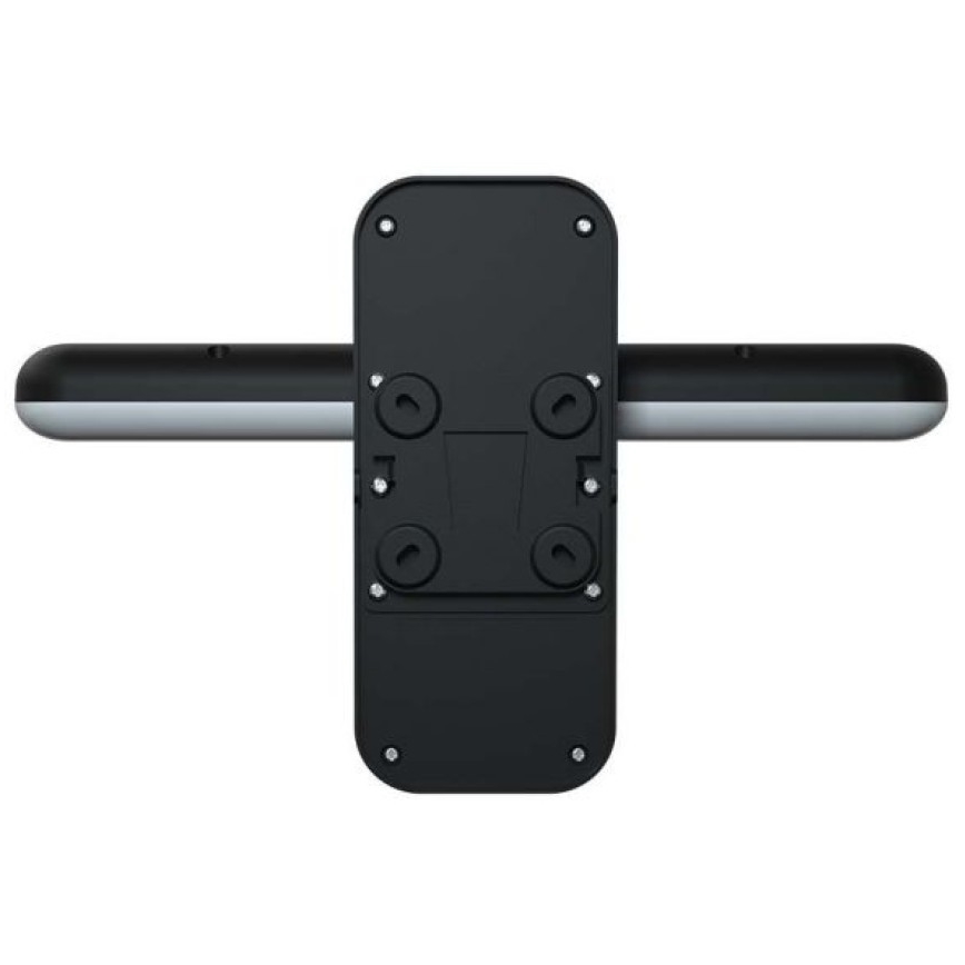 LED Päikesepaneeliga seinavalgusti koos anduriga LED/15W/3,2V 4000K/6000K IP65 6000 mAh must