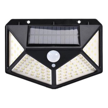 LED Päikesepaneeliga seinavalgusti koos anduriga LED/1W/3,7V 6500K IP44