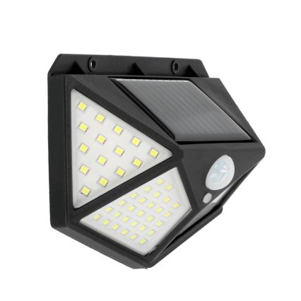 LED Päikesepaneeliga seinavalgusti koos anduriga LED/1W/3,7V 6500K IP44