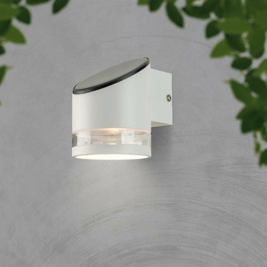 LED Päikesepaneeliga seinavalgusti koos anduriga LED/1W/3,7V IP44 3000K valge