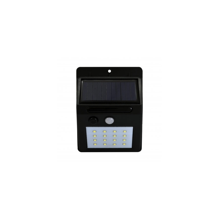LED Päikesepaneeliga seinavalgusti koos anduriga LED/2,2W/3,7V 2200 mAh IP44