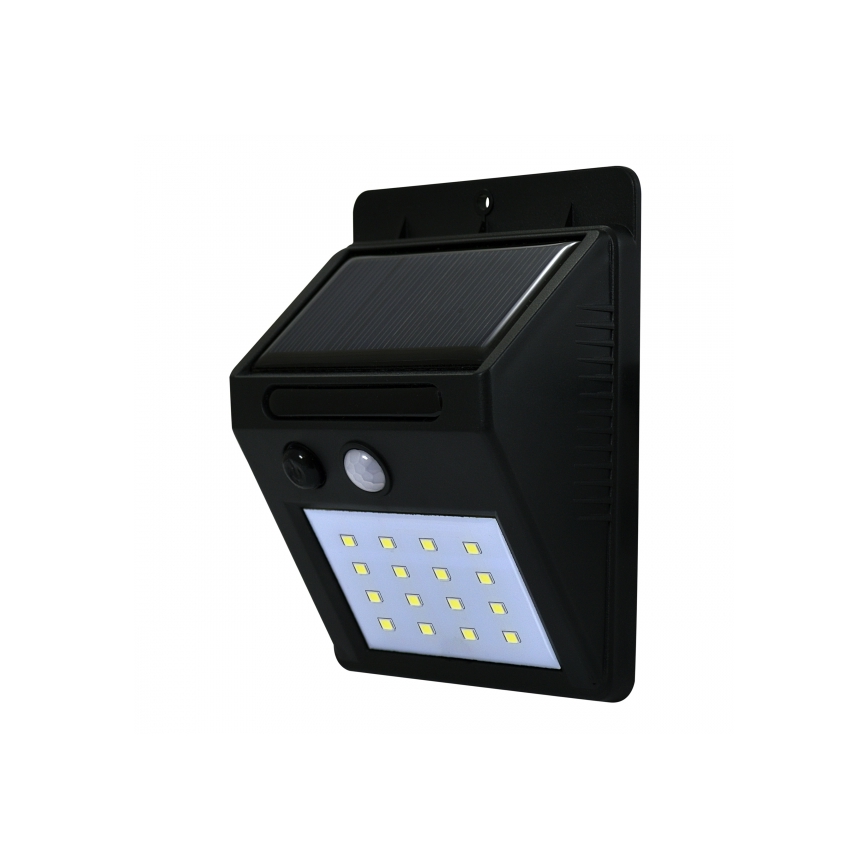 LED Päikesepaneeliga seinavalgusti koos anduriga LED/2,2W/3,7V 2200 mAh IP44