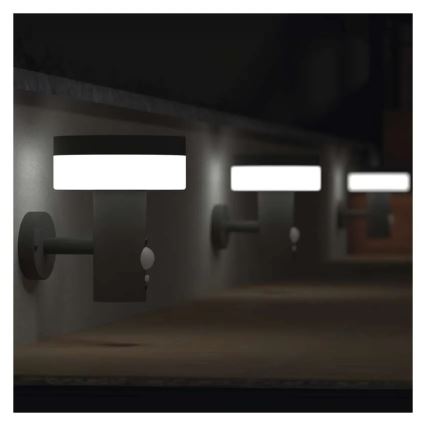 LED Päikesepaneeliga seinavalgusti koos anduriga LED/2W/3,7V 1200 mAh IP44