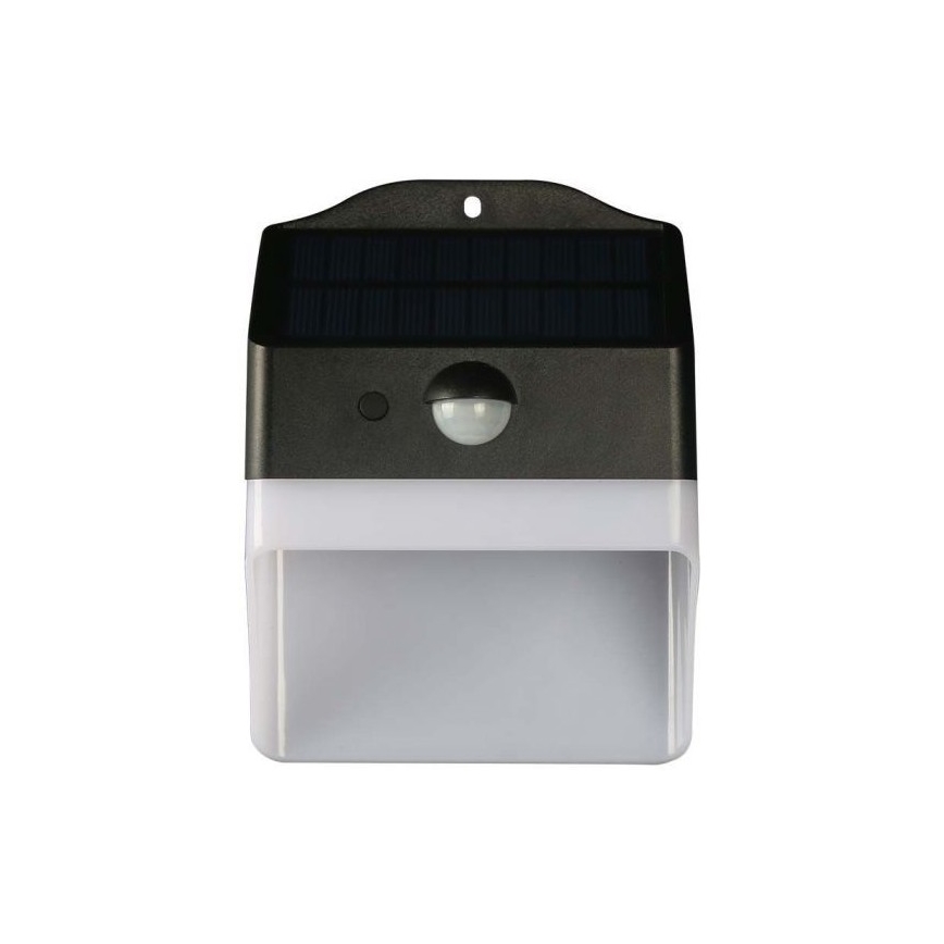 LED Päikesepaneeliga seinavalgusti koos anduriga LED/2W/3,7V 4000K IP65 1200 mAh
