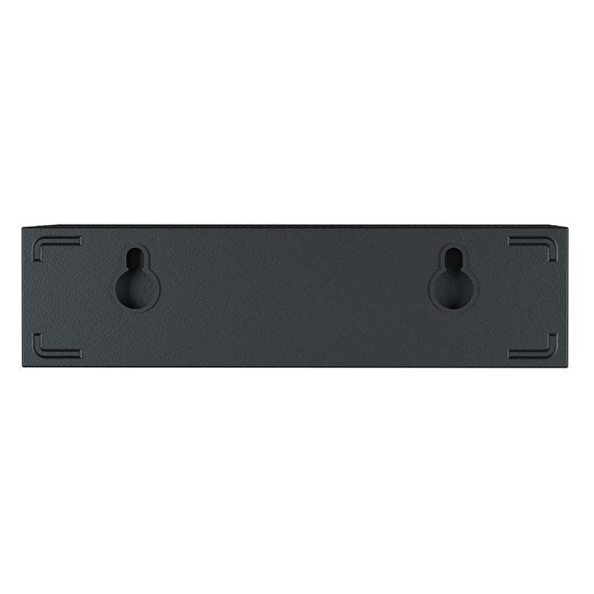 LED Päikesepaneeliga seinavalgusti koos anduriga LED/3W/3,7V 3000K/4000K IP65 1200 mAh must