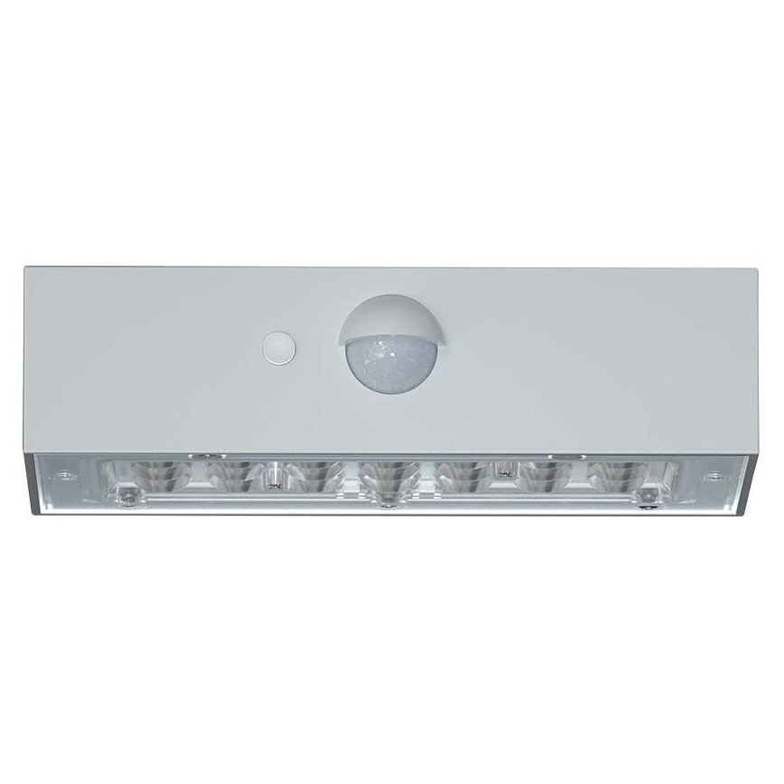 LED Päikesepaneeliga seinavalgusti koos anduriga LED/3W/3,7V 3000K/4000K IP65 valge