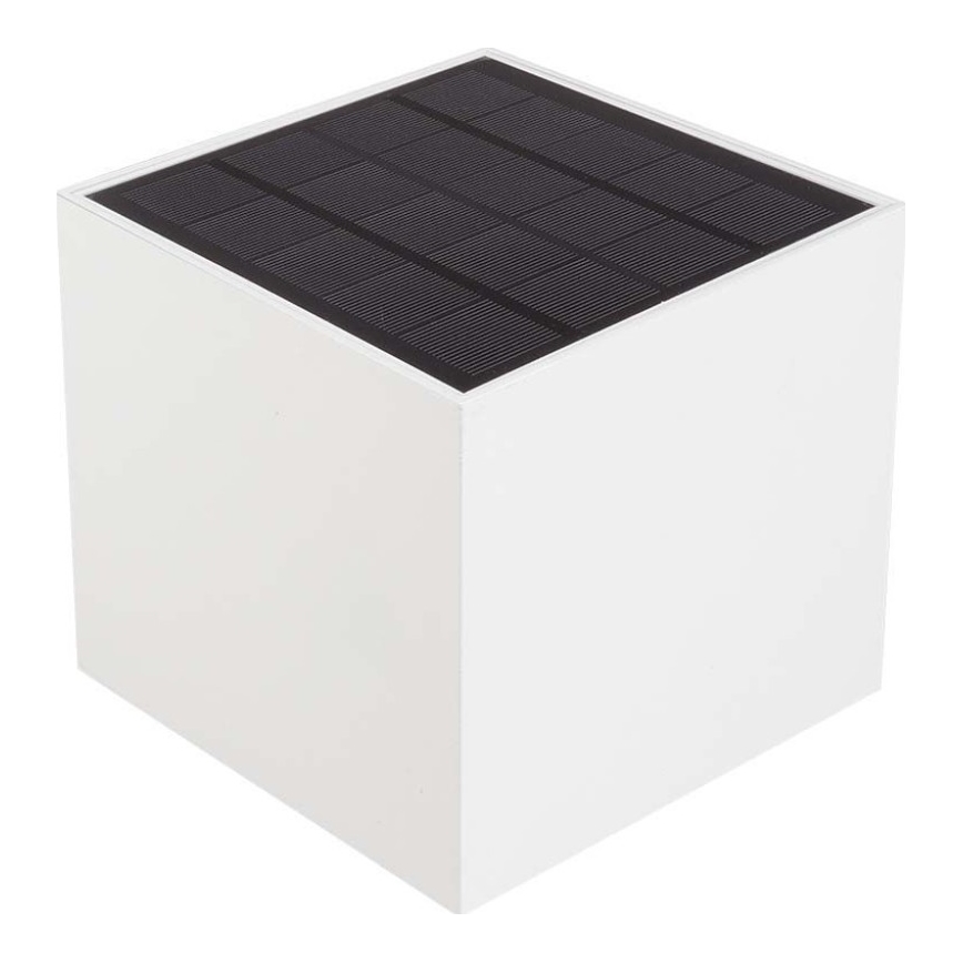 LED Päikesepaneeliga seinavalgusti koos anduriga LED/3W/3,7V IP65 4000K 2600 mAh valge