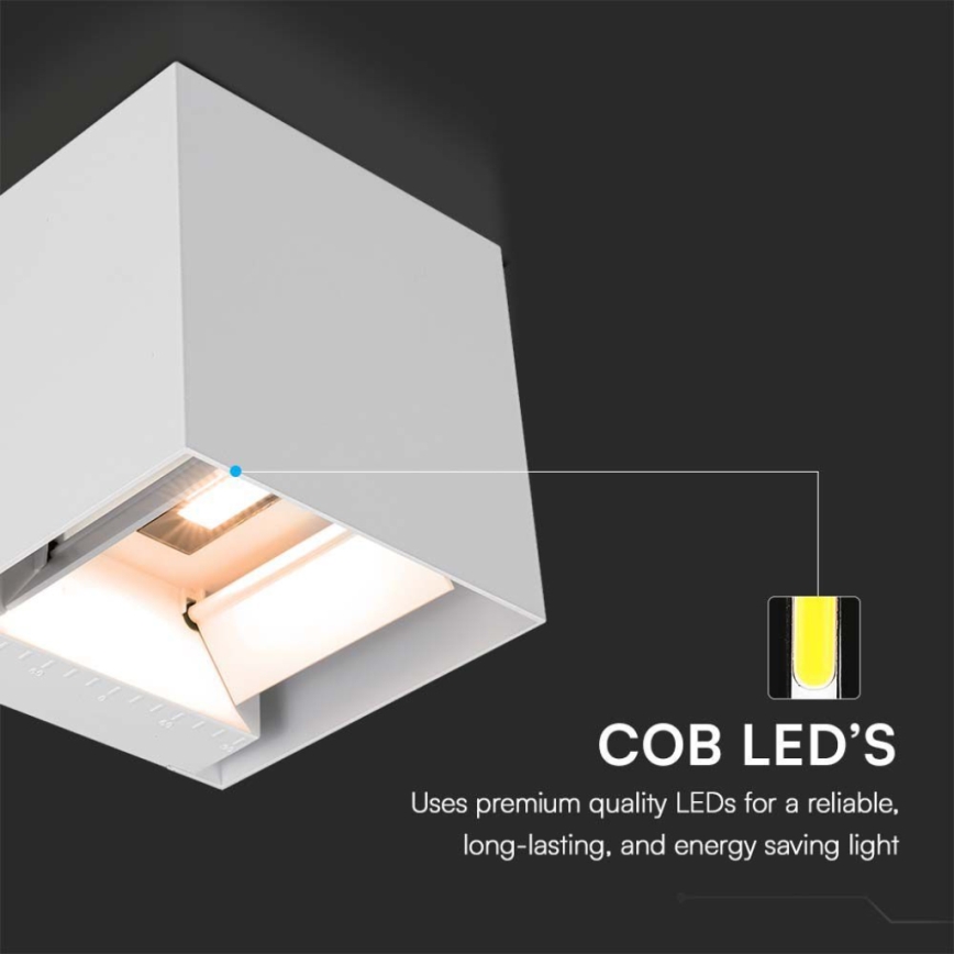 LED Päikesepaneeliga seinavalgusti koos anduriga LED/3W/3,7V IP65 4000K 2600 mAh valge