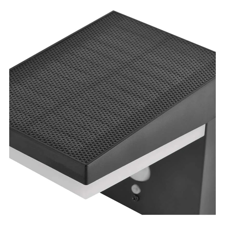 LED Päikesepaneeliga seinavalgusti koos anduriga LED/4,4W/3,7V 2200 mAh IP44