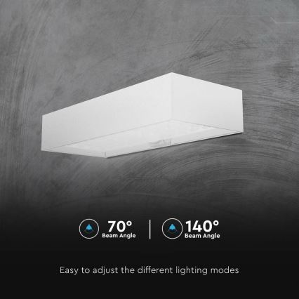 LED Päikesepaneeliga seinavalgusti koos anduriga LED/6W/3,7V IP65 4000K 3000 mAh valge