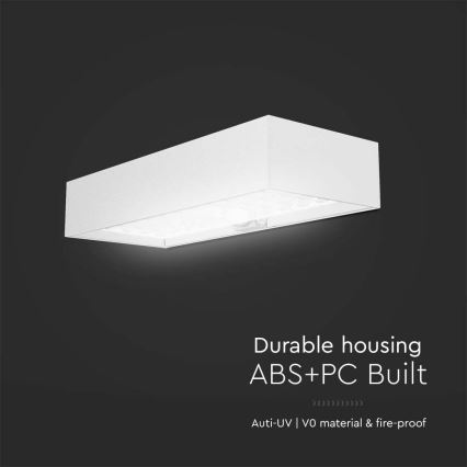 LED Päikesepaneeliga seinavalgusti koos anduriga LED/6W/3,7V IP65 4000K 3000 mAh valge