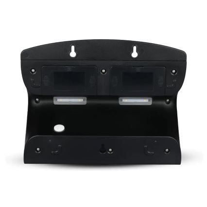 LED Päikesepaneeliga seinavalgusti koos anduriga LED/7W/3,7V 4000K IP65 must