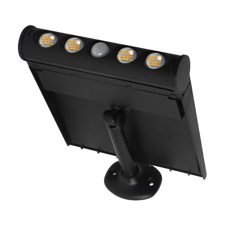 LED Päikesepaneeliga seinavalgusti koos anduriga LED/8W/3,7V IP65 6000K 4000 mAh