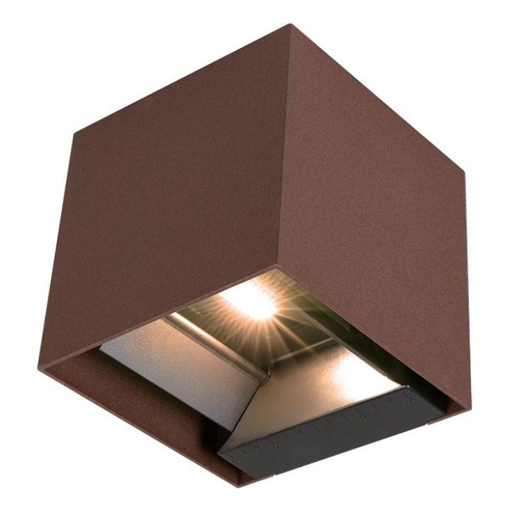 LED Päikesepaneeliga seinavalgusti koos anduriga LED/9W/3,7V IP65 4000K pruun