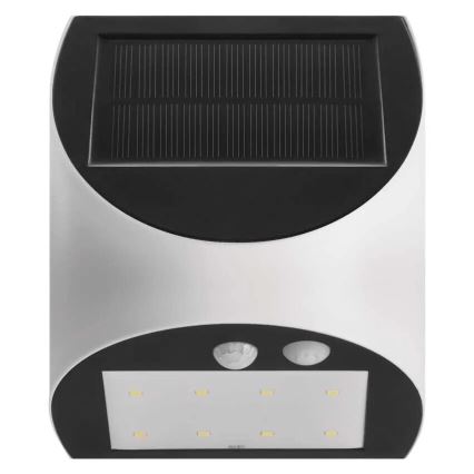 LED Päikesepaneeliga seinavalgusti koos anduriga LUMI LED/3,7W IP54 valge