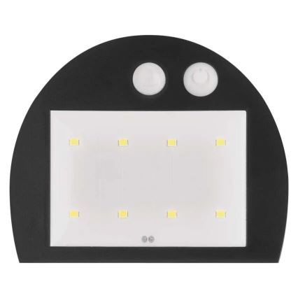 LED Päikesepaneeliga seinavalgusti koos anduriga LUMI LED/3,7W IP54 valge