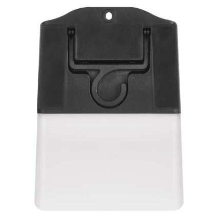 LED Päikesepaneeliga seinavalgusti koos anduriga LUMI LED/3,7W IP65 must