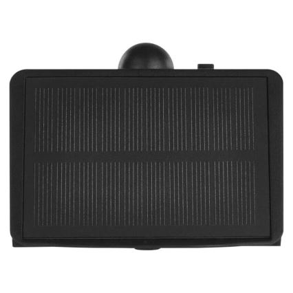 LED Päikesepaneeliga seinavalgusti koos anduriga LUMI LED/3,7W IP65 must
