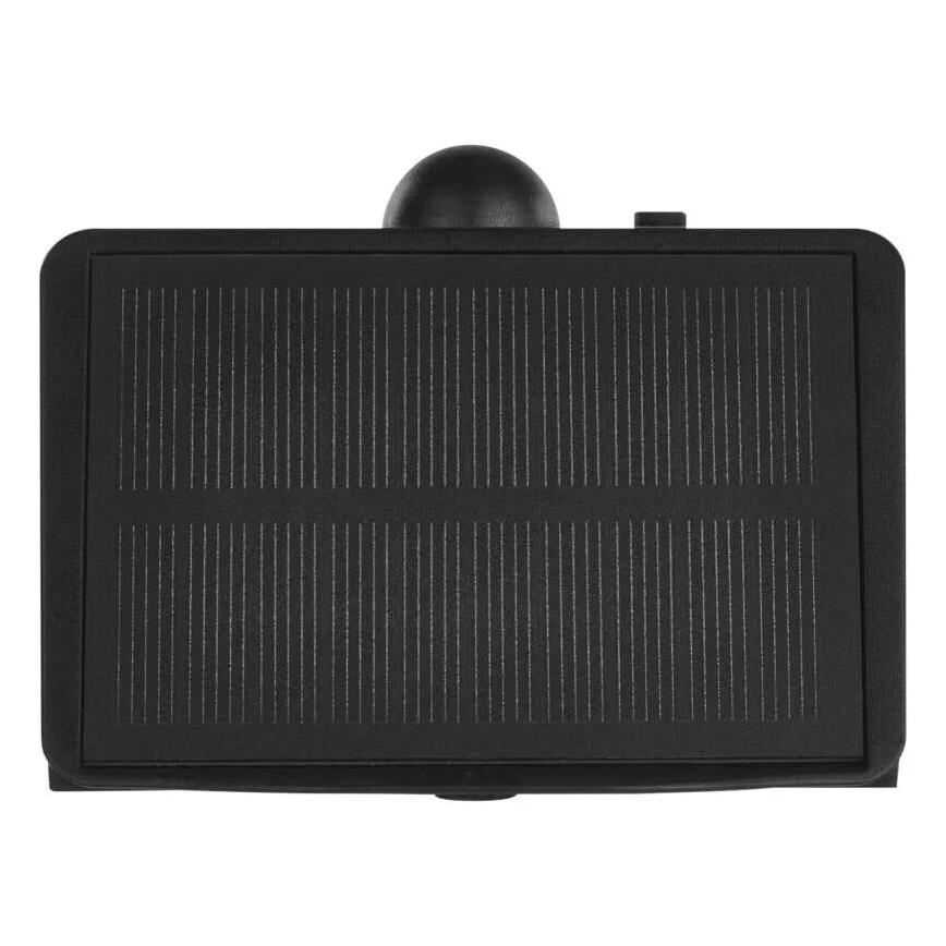 LED Päikesepaneeliga seinavalgusti koos anduriga LUMI LED/3,7W IP65 must