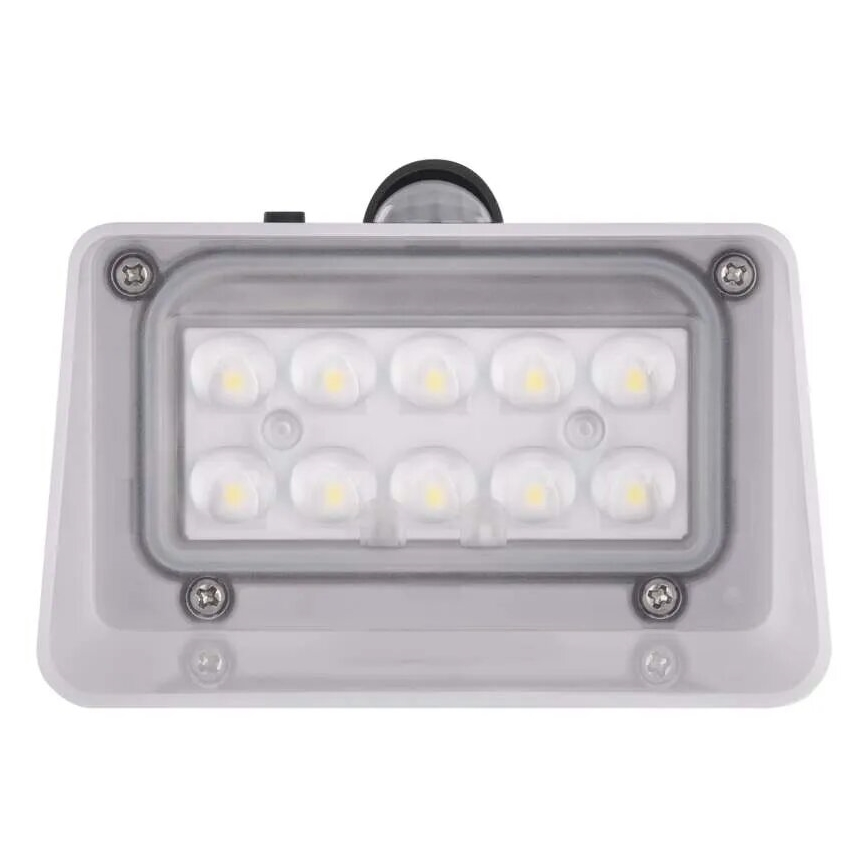 LED Päikesepaneeliga seinavalgusti koos anduriga LUMI LED/3,7W IP65 must