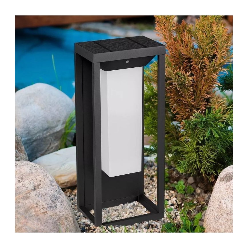 LED Päikesepaneeliga seinavalgusti koos anduriga SAMSUNG CHIP LED/2W/3,7V IP65