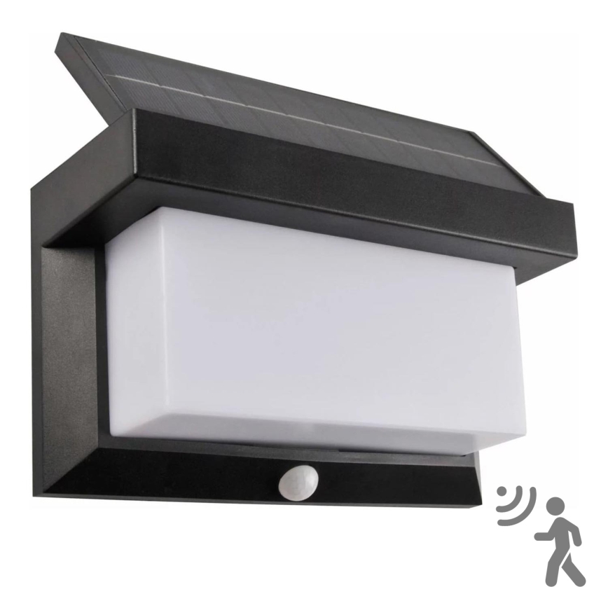 LED Päikesepaneeliga seinavalgusti koos anduriga TONY LED/3,7V 1800 mAh IP44